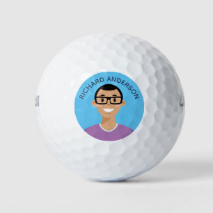 Avatar personnalisé éditable balles de golf