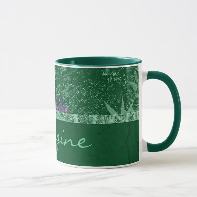 Avatar Toxic Green "Imagine" Keramik Tasse (Rechts)
