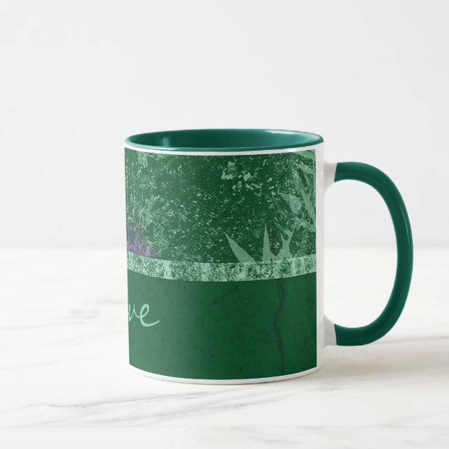 Avatar Toxic Green "Liebe" Keramik Tasse (Rechts)