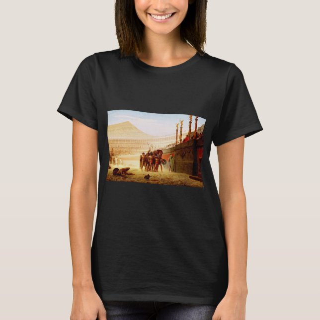 Ave Caesar by Jean-Leon Gerome T-Shirt (Vorderseite)