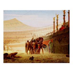 Ave Caesar von Jean-Leon Gerome Poster