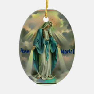 Ave Maria Keramik Ornament