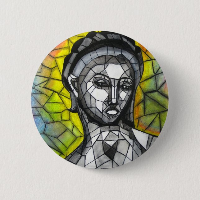 Ave Maria Knopf Button (Vorderseite)
