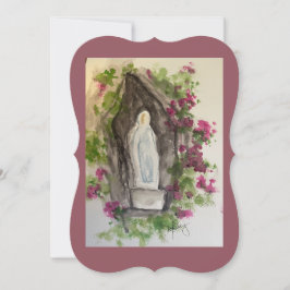 Ave Maria Mitteilungskarte
