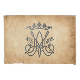 Ave Maria Monogram Kissenbezug