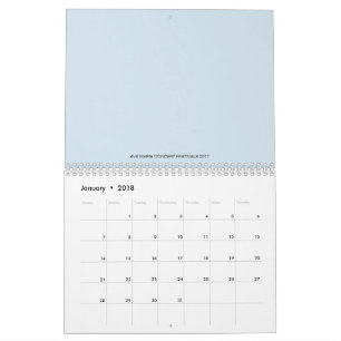 Ave Maria zwei paginieren, Medium, weißer Kalende Kalender