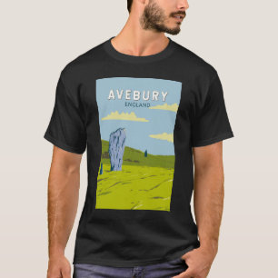 Avebury England Reise Kunst Vintage T-Shirt