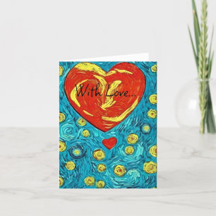 Avec Amour... Carte pour les fêtes