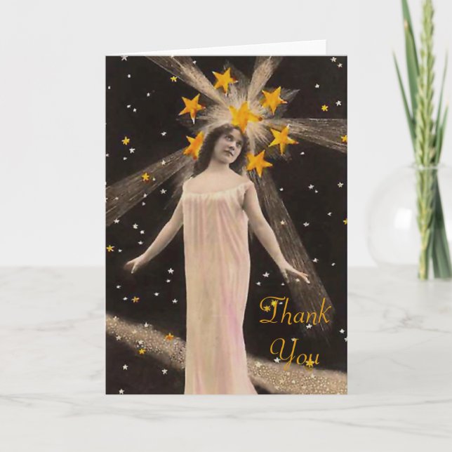 Avec des étoiles sur son Merci de tête (Devant)