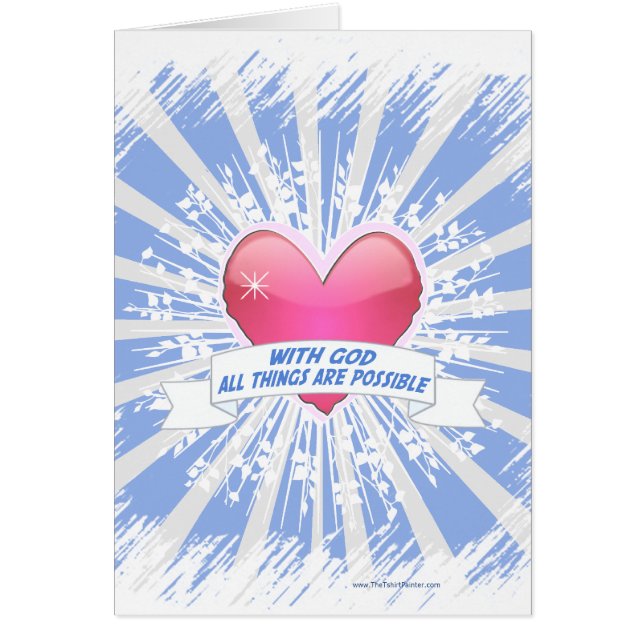 Avec Dieu, tout est possible (Devant)