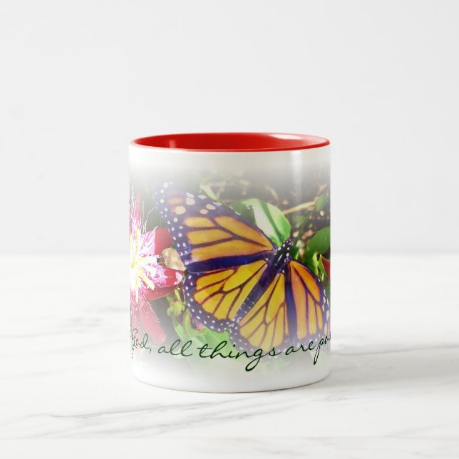 Avec Dieu, tout est possible Mug (Centre)