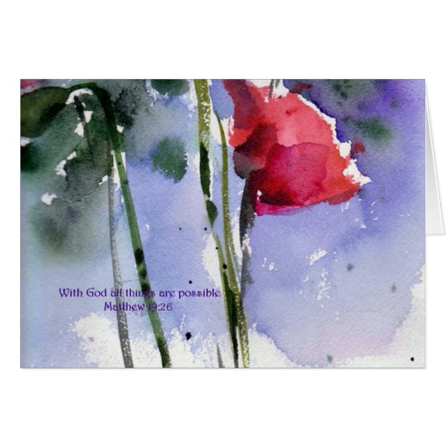 Avec Dieu toutes les choses sont possibles (Devant Horizontal)