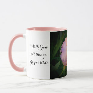 Avec Dieu toutes les choses sont possibles tasse w