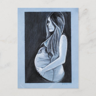 avec enfant - carte postale