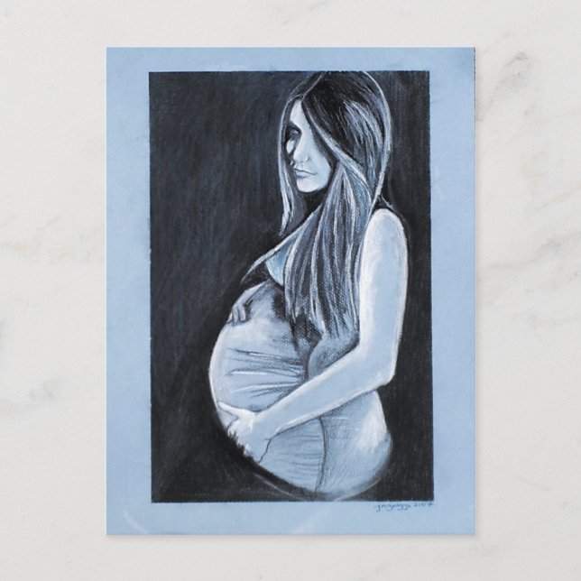 avec enfant - carte postale (Devant)