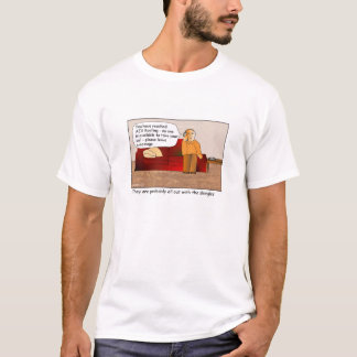 Avec le T-shirt de bande dessinée de bardeaux