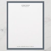 En-tête de lettre de luxe professionnelle