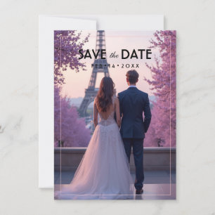 Avec photo Amour Éternel Save the Date