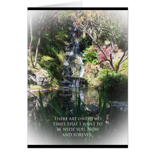 Avec vous cardez pour l'instant et pour toujours (Devant)