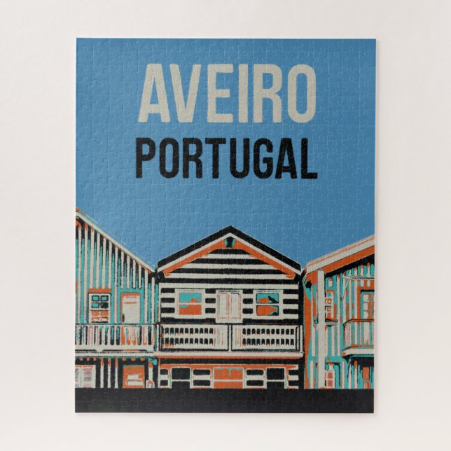 Aveiro-Geschenkgutscheine Portugal, Wohnhäuser Por (Vertikal)