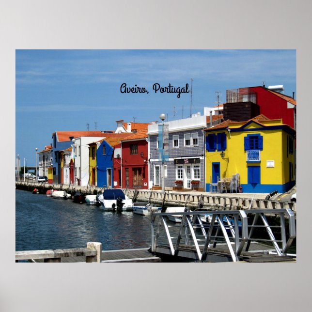 Aveiro, Portugal Poster (Vorne)