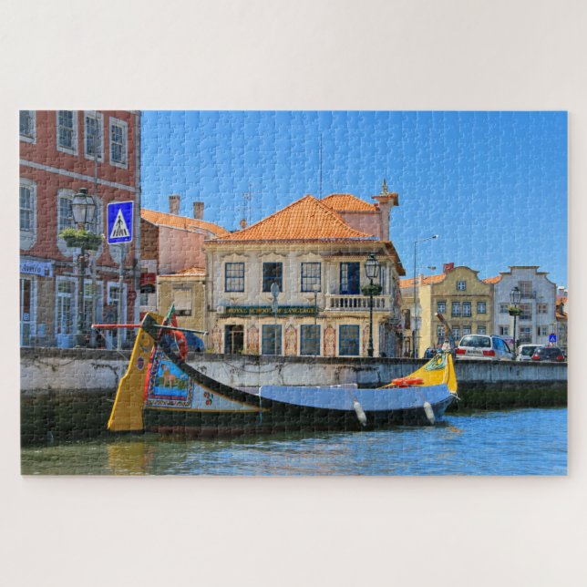 Aveiro und Schiff, Portugal (Horizontal)