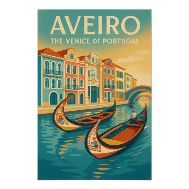 Aveiro – Venedig Portugals Poster (Vorderseite)