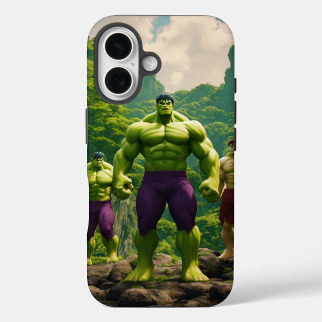 Avengers Forest Showdown iPhone Cover - Schützen S (Rückseite)