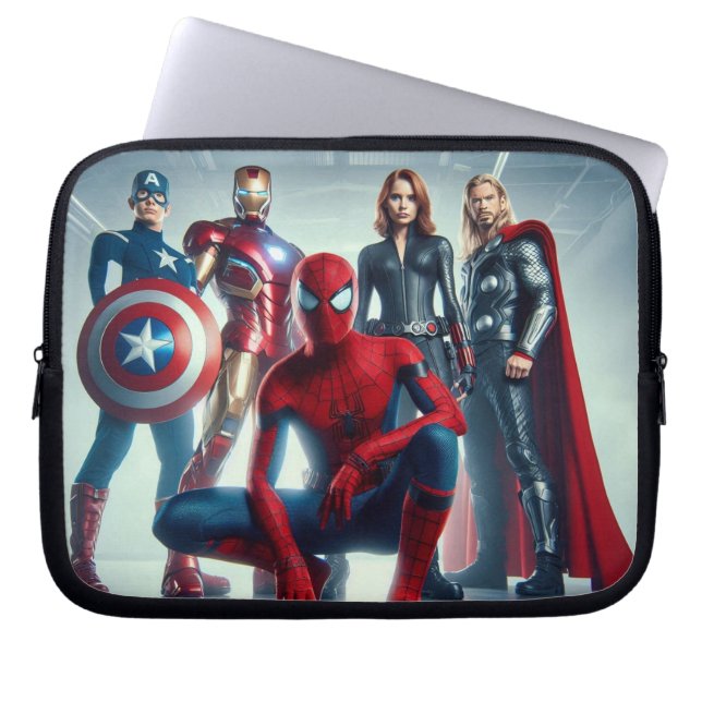 Avengers montieren Laptop-Sieb Laptopschutzhülle (Vorderseite)
