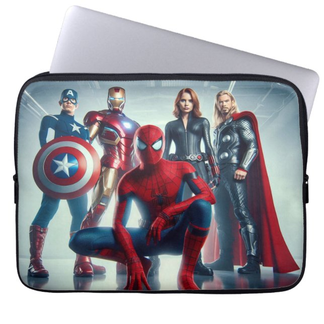 Avengers montieren Laptop-Sieb Laptopschutzhülle (Vorderseite)