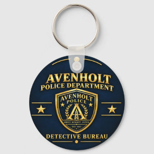Avenholt Polizei Detektivbüro Schlüsselanhänger