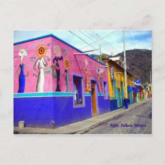 Avenida Colon in Ajijc, Jalisco Mexico Postkarte