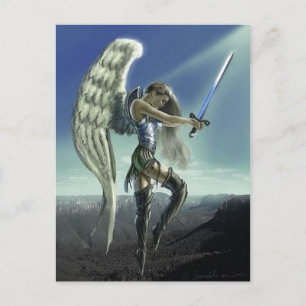 Avening Angel Postkarte