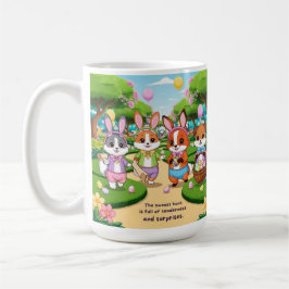 Aventura Kawaii de Pascua – Animalitos Exploradore Kaffeetasse
