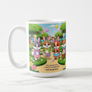 Aventura Kawaii de Pascua – Animalitos Exploradore Kaffeetasse