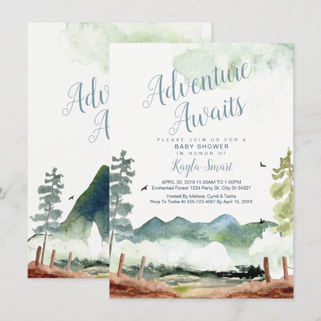 Aventure attend les invitations (Devant / Derrière)