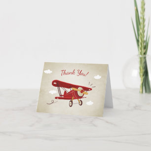 Aventure de carte de remerciements de baby shower