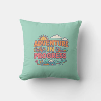 Aventure en cours Pillow Oreiller