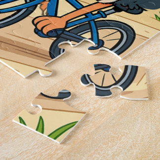 Aventures de Nae Nae et Lulu - Puzzle de vélo