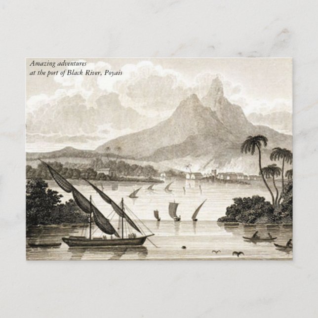 Aventures en Poyais carte postale (Devant)