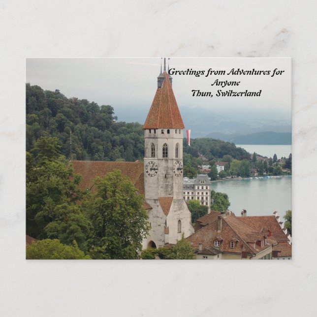 Aventures pour n'importe qui Carte Postale Thun, S (Devant)