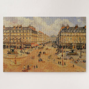 Avenue de l'Opéra, Morning Sunshine by Pissarro