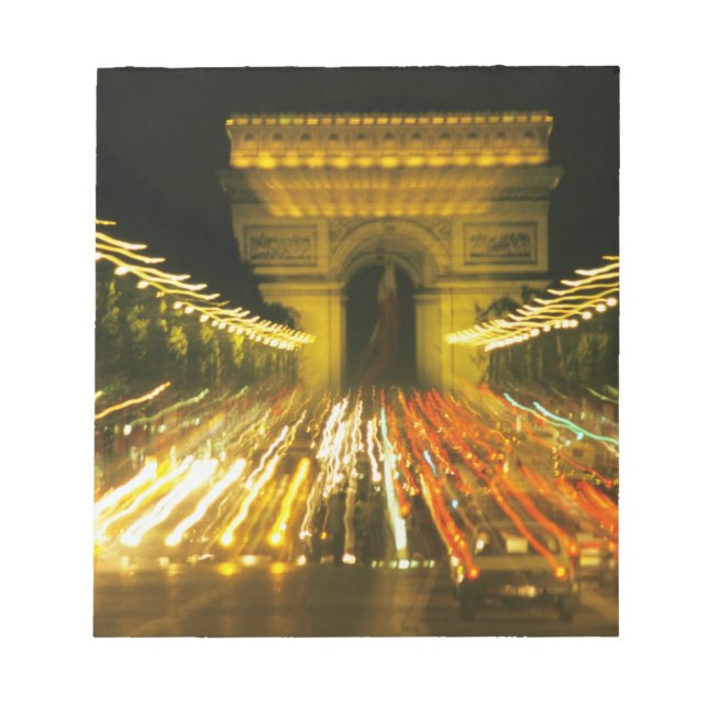 Avenue des Champs-Elysees, Arch of Triumph, Notizblock (Vorderseite)