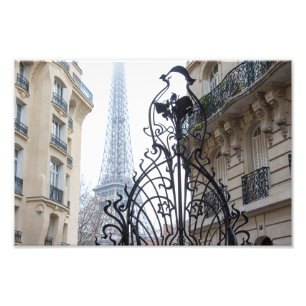 Avenue Rapp Art Nouveau Eiffel Tower View Fotodruck