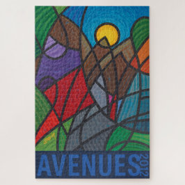 AVENUES 2012 (Text) Puzzle von Darin Jones