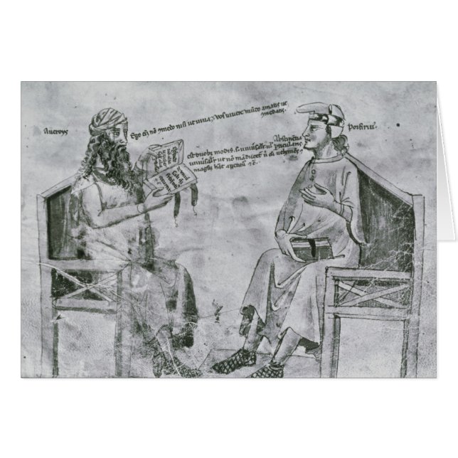 Averroes dans la conversation avec le porphyre (Devant horizontal)