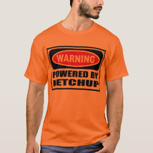 Avertissement ACTIONNÉ PAR le T-shirt des hommes