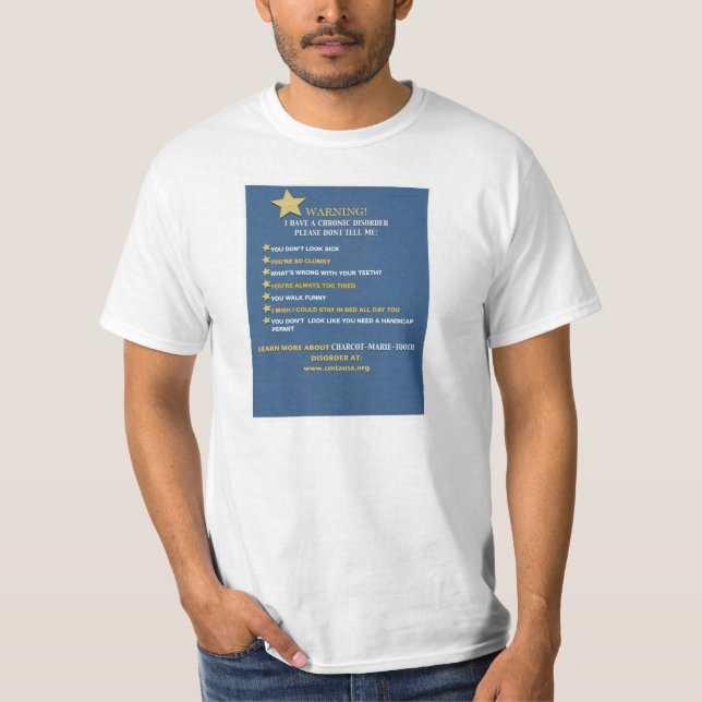 Avertissement de T-shirt de CMT j'ai un trouble (Devant)