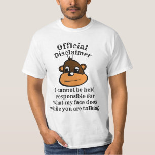 Avertissement officiel — Drôle T-shirt Décontracté