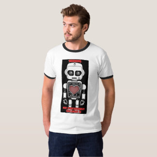 Avertissement : Peut parler d'IA T-Shirt à col ron